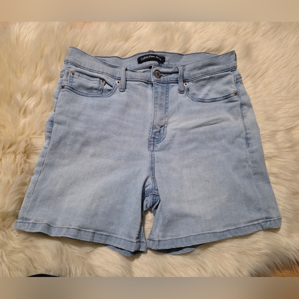 Calvin Klein Light Blue Women's Denim Shorts